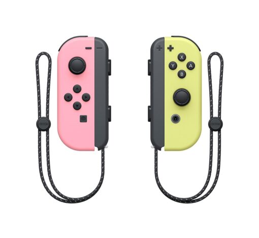 Nintendo Joy Con L Pastle Pink  R Pastel Yellow