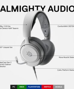 SteelSeries Arctis Nova 1 - White 11 SteelSeries Arctis Nova 1 - White - Image 2