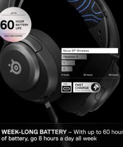 SteelSeries Arctis Nova 5P Wireless - Black 9 SteelSeries Arctis Nova 5P Wireless - Black - Image 4