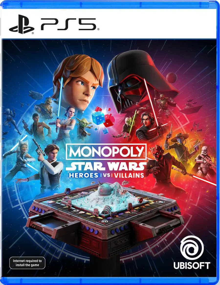 Monopoly Star Wars Heroes vs Villains (PS5) 1 Monopoly Star Wars Heroes vs Villains (PS5)