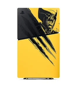 PS5 Slim Console Cover - Marvel’s Wolverine Battle Yellow Limited Edition - Image 3